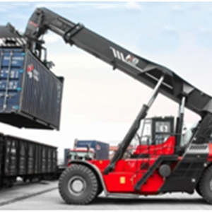 Container reach stacker crane