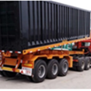 Container platform trailer