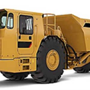 Rigid dump truck under ground